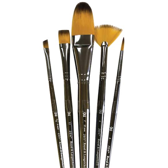 VUDECO Black Detail Paint Brush Set - 12 Piece Miniature Paint Brushes Kit  - Professional Mini Fine Paint Brushes Set